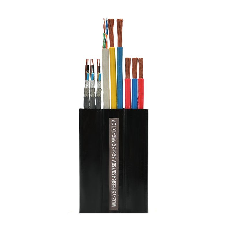 Platta bandkablar för film- och tv-belysning och scenmaskiner